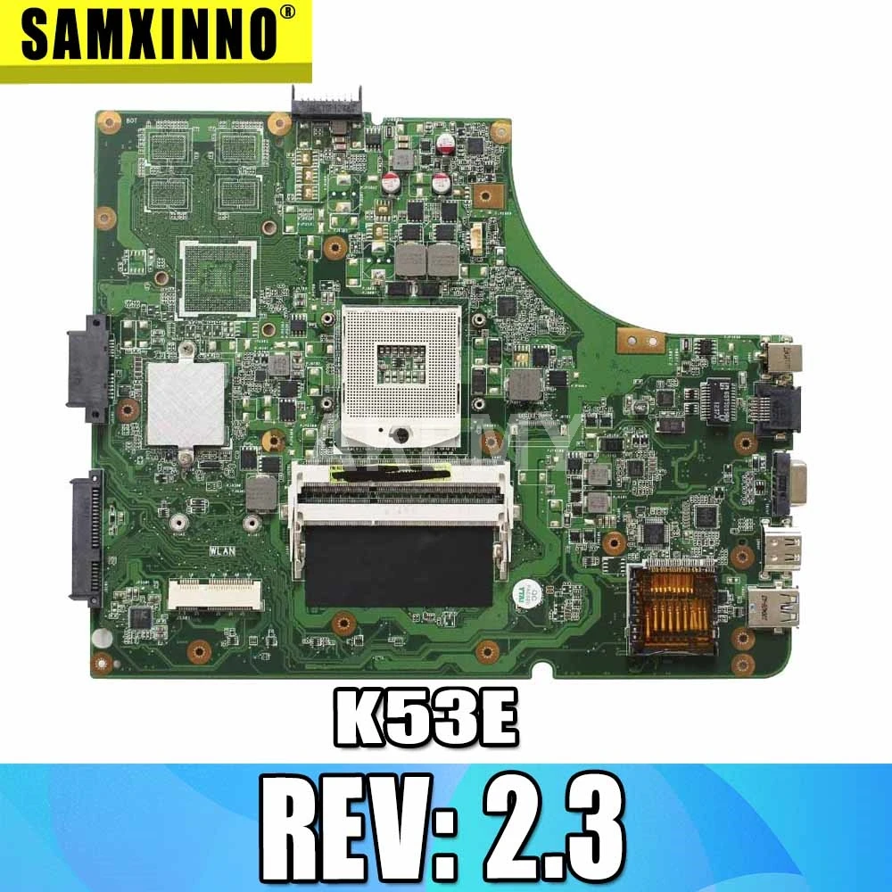 K53E материнская плата REV: 2 3 For Asus K53SJ K53SV A53S K53S X53S P53S для ноутбука teste OK | Компьютеры и