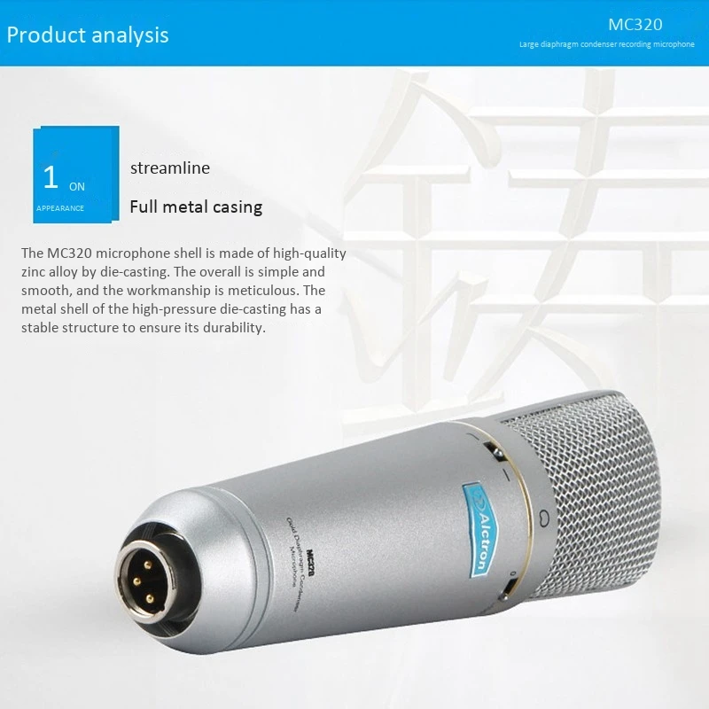 Alctron MC320 Condenser Microphone Professional