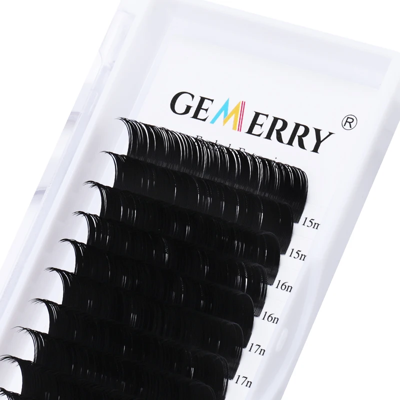 Description Picture 5 of itemGEMERRY Classic Eyelash Extension Individual False Lashes Hand Made 8-14/15-20/20-25mm Mix Length Faux Mink Eyelashes Extensions