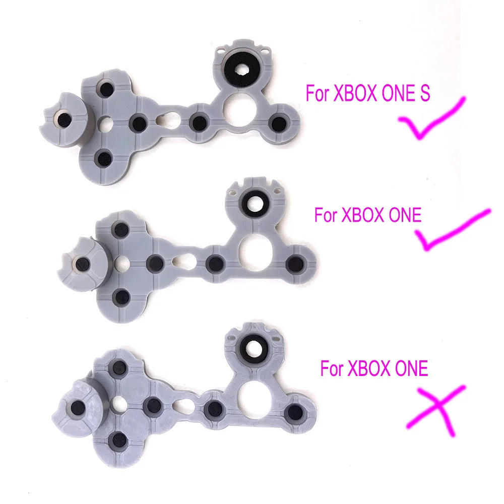 Grey Silicone Conductive Rubber Button for Xbox Controller D-Pad