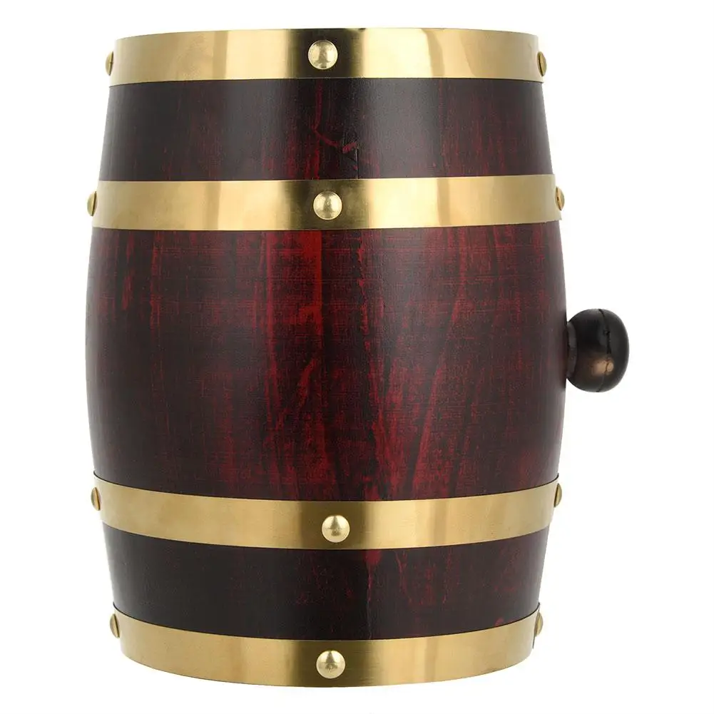 Wine barrel beer making tool wine making tool 1.5L homebrew wooden oak for beer whiskey rum