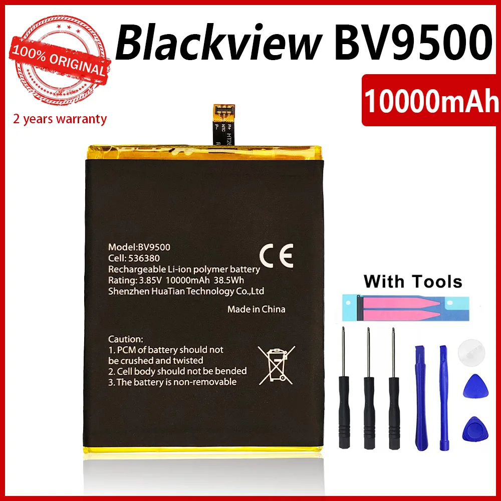 100% Оригинальный аккумулятор 10000 мАч для телефона Blackview BV9500 Pro высококачественные