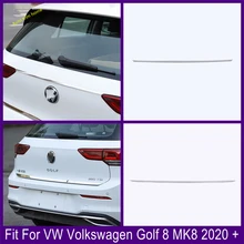 

Accessories Exterior Refit Kit Rear Trunk Door Decoration Garnish Strip Sill Cover Trim For VW Volkswagen Golf 8 MK8 2020 2021