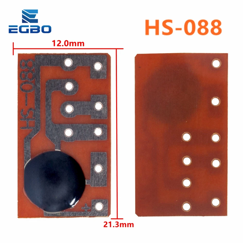 EGBO 10 шт. HS-088 Dingdong тон дверной Звонок музыка голосовой модуль Плата IC звуковой чип
