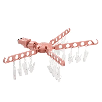 

Portable Window Frame Clothes Hanger Drying Rack Foldable Magic Support Hook 67JB