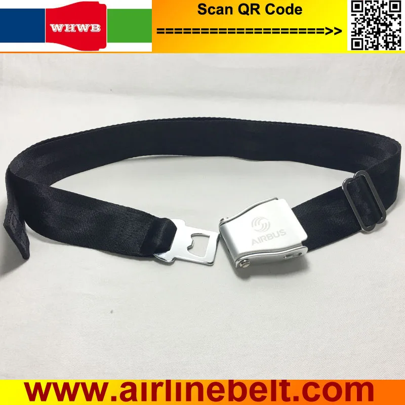 silver buckle AIRBUS различные цвета самолет Регулируемая сиденье черная пряжка ремня ремень пояс/джинсовый ремень модный и благородный подарок - Цвет: silver buckle