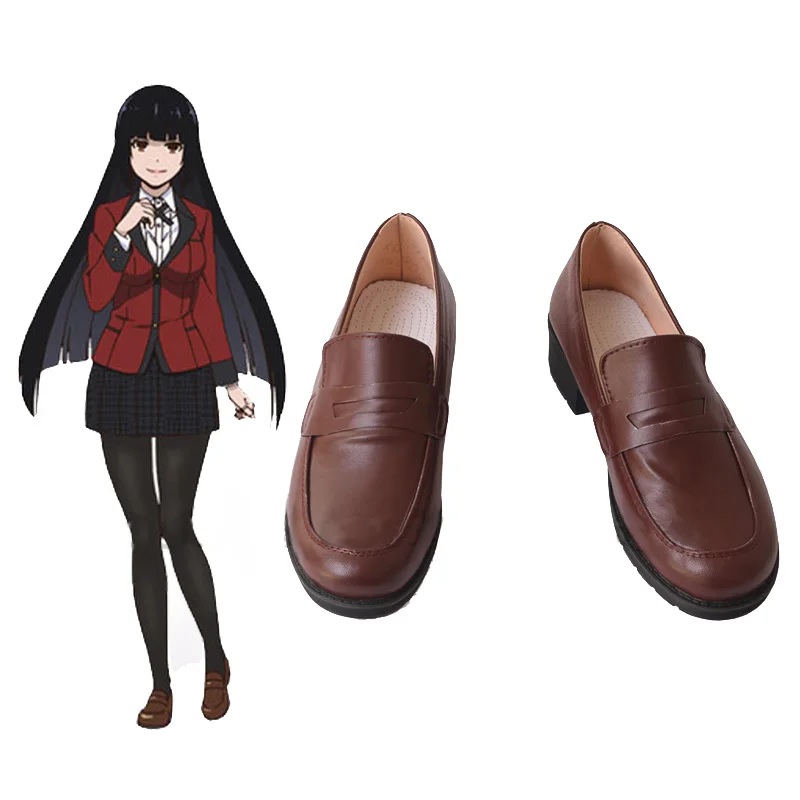 Jabami Yumeko Cosplay Shoes Kakegurui Compulsive Gambler Yumeko Jabami Cosplay Costume and Wigs Halloween Woman Party Costumes0 (12)