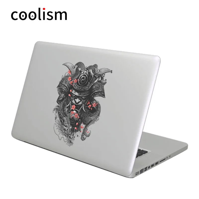 Японский самурайский призрак наклейка для ноутбука Macbook Air Pro retina 11 12 13 14 15 дюймов hp Mi Ноутбук наклейка Mac книга наклейка