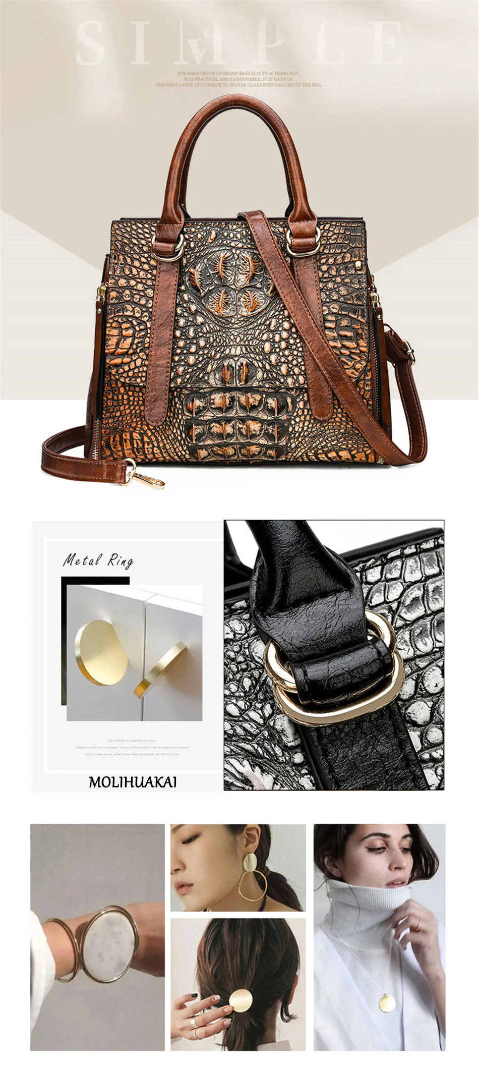 Роскошные женские сумки, дизайнерские сумки из кожи аллигатора, известный бренд, женские сумки, большая вместительность, сумки через плечо для женщин