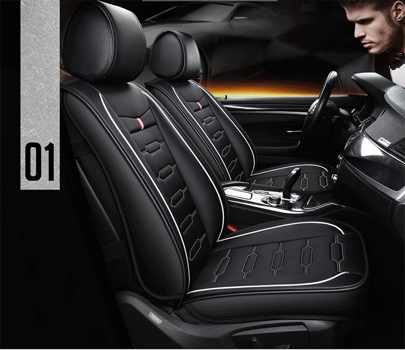 Универсальный чехол для автомобильных сидений из кожи авто toyota rav4 corolla chr land cruiser