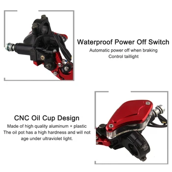 

Hot 7/8" 22mm Dual Hydraulic CNC Aluminum Motorcycle Brake Clutch Master Cylinder Reservoir Lever Set Motorcycle Accessories