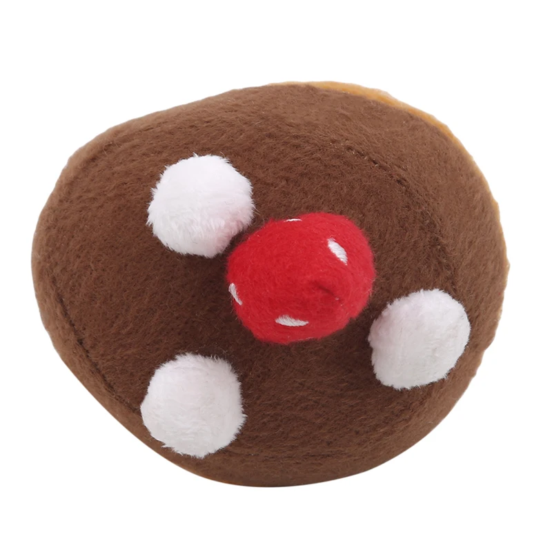 Coffee cake Горячая Распродажа милые игрушки для кошек, собак, жевательных игрушек, пищащие звуковые игрушки для домашних животных, плюшевая игрушка для игры, жевательные игрушки для кошек, собак, чистка зубов - Цвет: Coffee cake