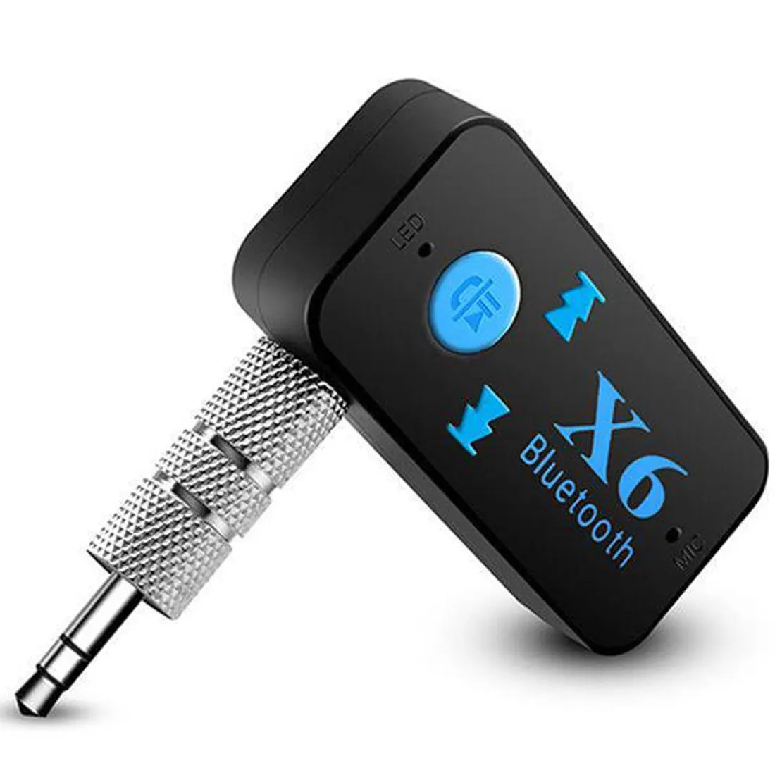 X6 Bluetooth 5,0 приемник 3,5 мм AUX стерео аудио Музыка с микрофоном HandFree беспроводной адаптер Поддержка TF карты