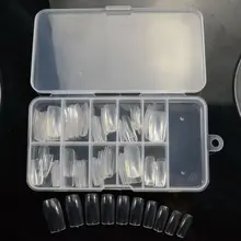 Маникюрные накладные ногти шт наконечник для ногтей 100 штук в штучной упаковке Специальное предложение Прозрачный натуральный французский белый бандажный галстук