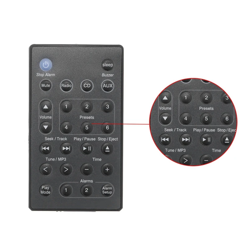 Bose-Wave Music System Remote Control for AWRCC1 AWRCC2 Radio//CD White Original