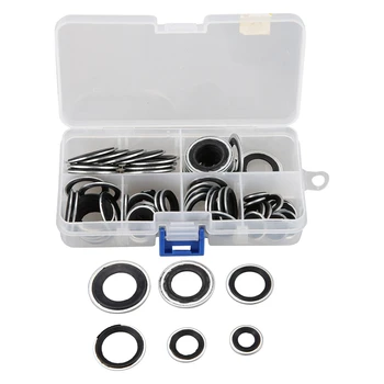 

60 Pieces Sealing Gaskets for Automotive Air Conditioning Systems, Expansion Valve Gaskets,Compressor Gaskets