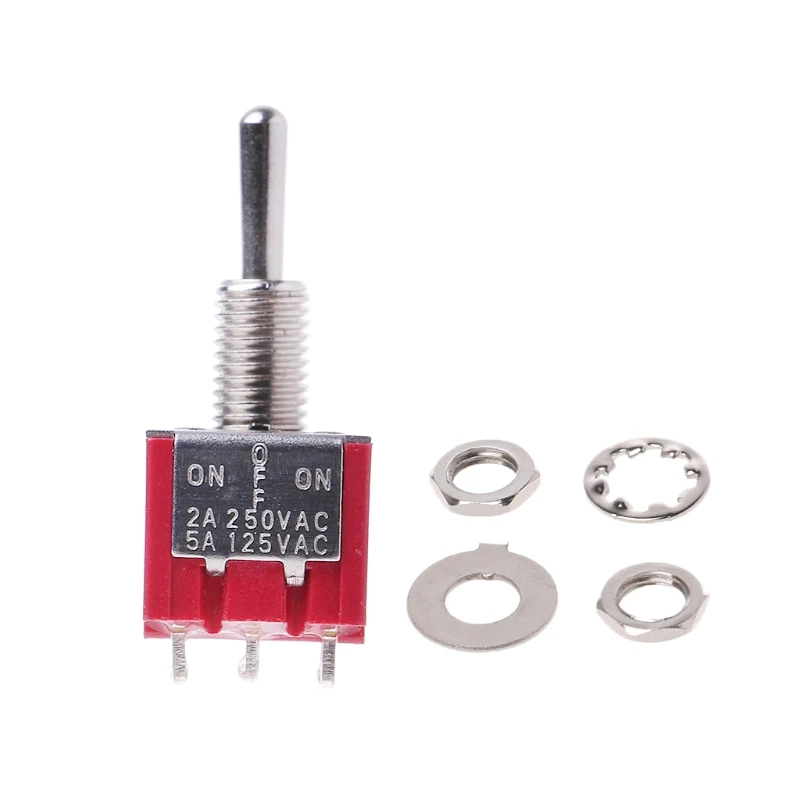 

MTS-403/402 On-Off-On /ON-ON Mini Miniature Toggle Switch 3 Position 4PDT Rocker Switch
