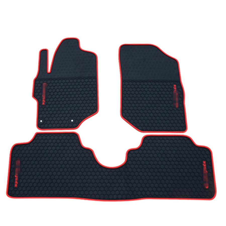 

YJ99 For Citroen c-Elysee 2014-2017 2018 High Quality Waterproof Anti Skip Latex Durable Carpets Special Rubber Car Floor Mats