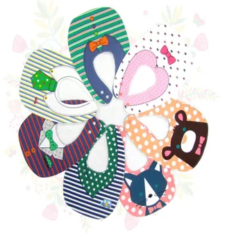 

High Quality Unisex Baby Bibs Burp Bibs Cartoon Pattern Infant Saliva Towel Kids Feeding Waterproof Bibs Cloths Slabbetje Babero