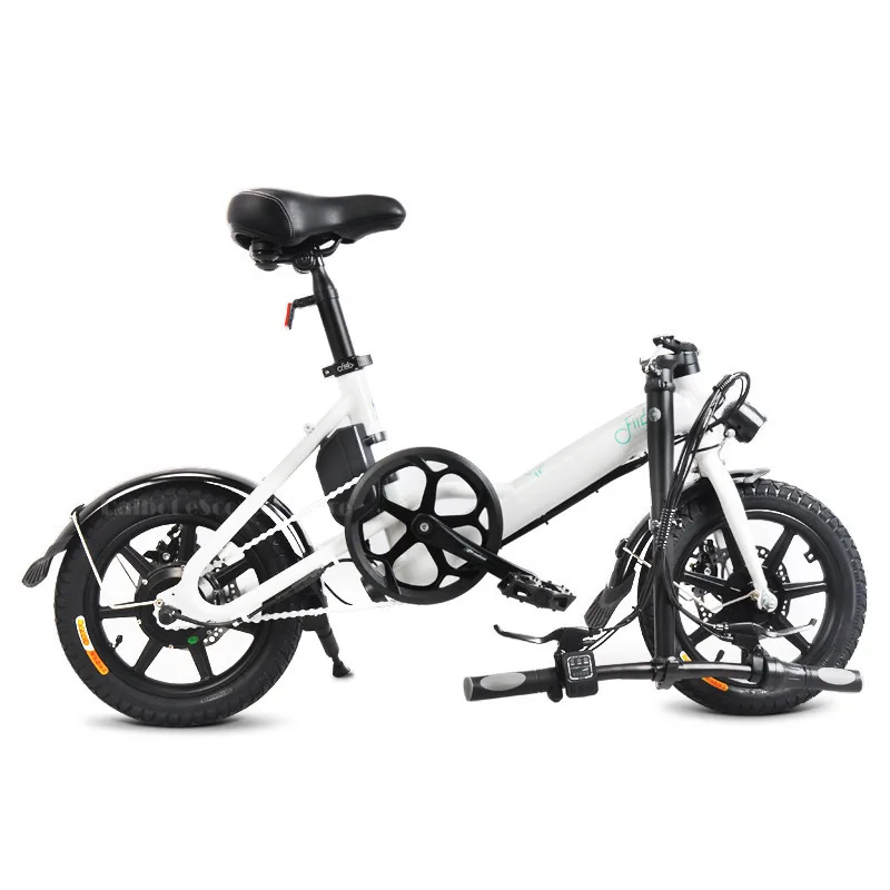 Perfect 14 Inch Fiido D3 Electric Bikes Adults 2 Wheels Electric Bicycle Max Speed 25KM/H 250W 36V Folding Mini Electric Scooter 4
