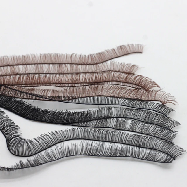 10Pcs DIY Doll False Eyelashes Eye Lash For Toys Dolls Accessories Black Brown Kids Tawny Children Toy Decoration 5