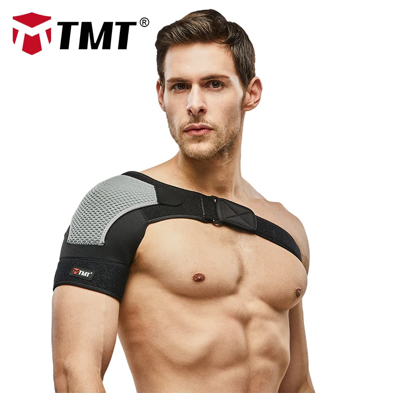 

TMT Recovery Shoulder Brace Stability Compression Support Adjustable Sleeve Wrap Unisex Relief for Tendonitis Labrum Tear Pain