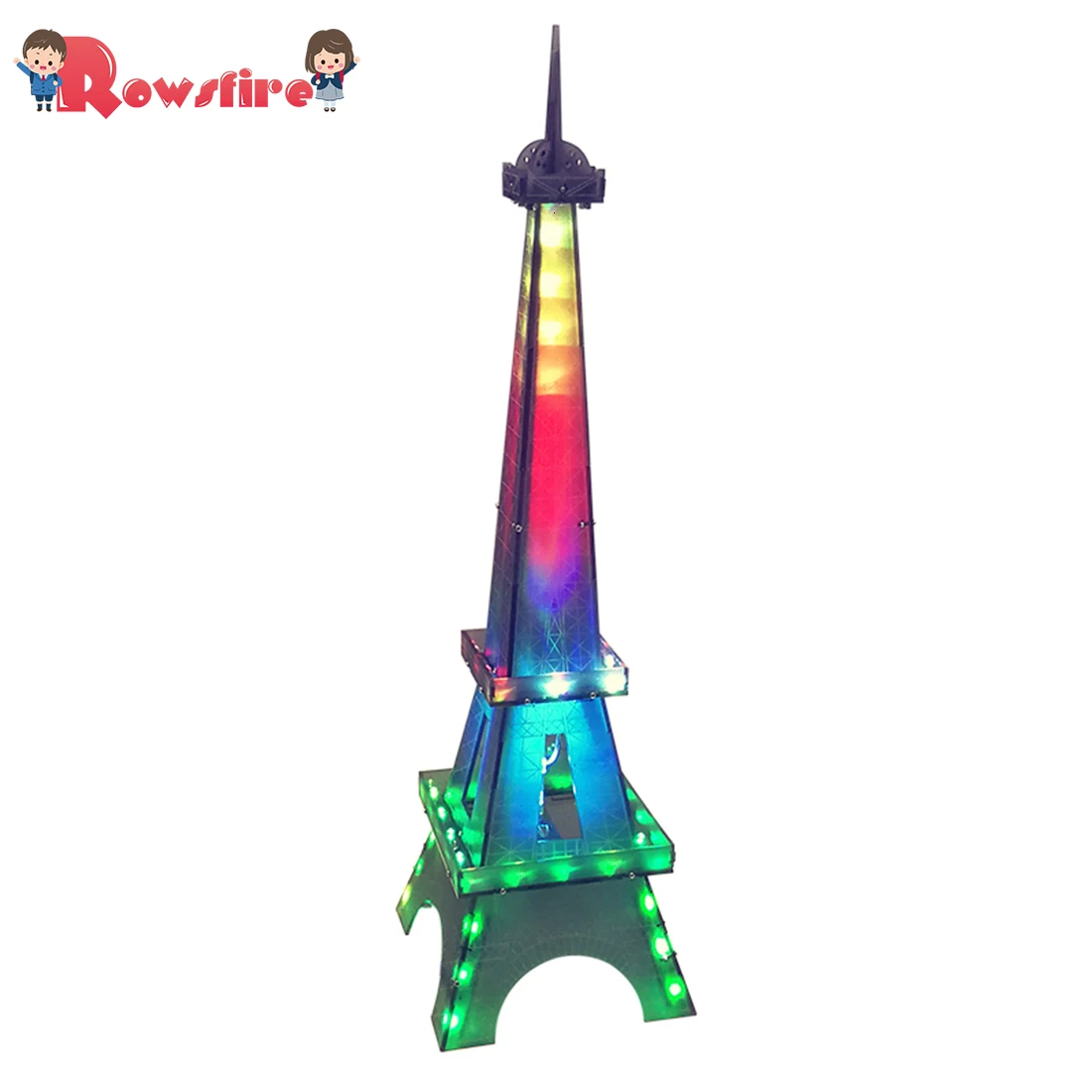 

DIY LED Display Lamp DIY Welding Light Kits DIY Lamp Brain-Training Toy Glow in the Dark Toys- Eiffel Tower