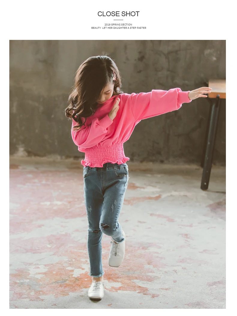 Girls Clothes Sets Children Clothing Outfits Kids Boutique Teen Spring Autumn Fall Hoodies+ Jeans 2 to 13 Years
