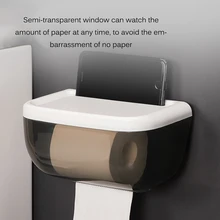 Bathroom Free Punched Waterproof Toilet Paper Box Toilet Shelf Multifunctional Toilet Paper Extraction Box Bathroom Storage