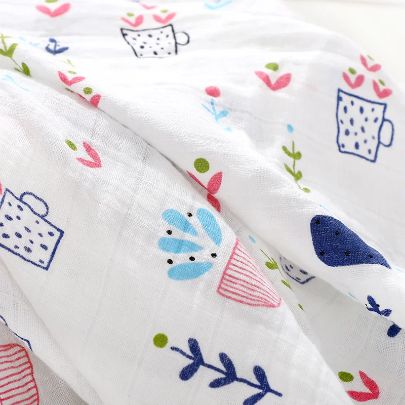 quilt 120cm*110cm Swaddle Blanket Baby Blanket Bamboo Muslin Blanket 120 Baby Blankets Newborn Blanket Swaddle Cotton quilt cover