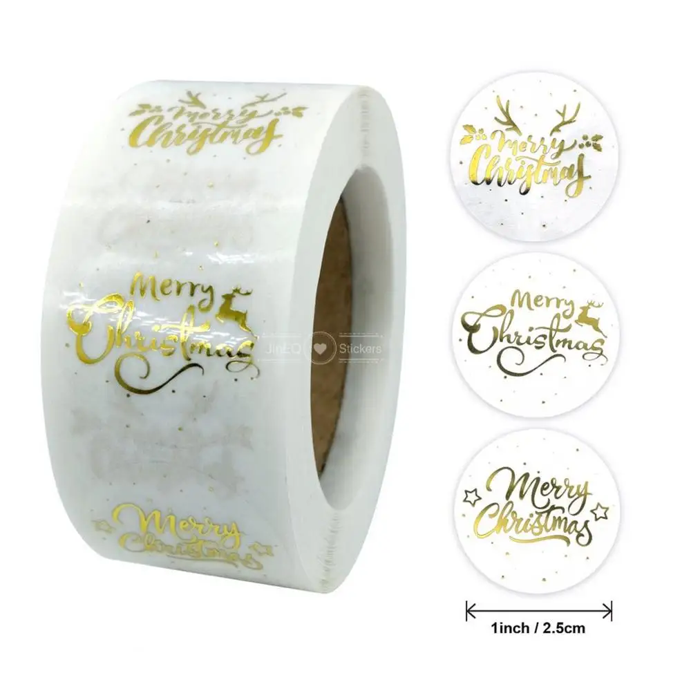 Details about   Gold Foil Thank You Stickers Clear Tape Gift Card Envelope Sealing Label Sticker 