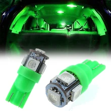 Auto lâmpada da placa de licença luzes led pacote interior kit caixa luva t10 13x