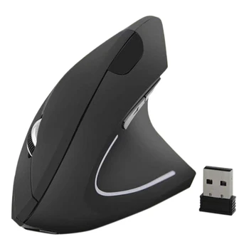 

Optical Vertical Mouse 2.4G Wireless USB Mice 3 Adjustable DPI 1000/1200/1600 Fit Right Hand Users Mice for PC Laptop