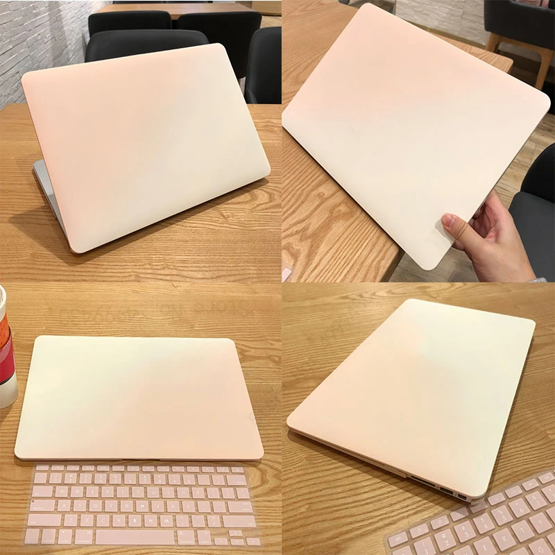 

Solid Shell Laptop Case For MacBook Air 13 Pro Retina 11 12 13.3 15 Touch Bar For Macbook New Air 13 A1932 2018 Keyboard Cover