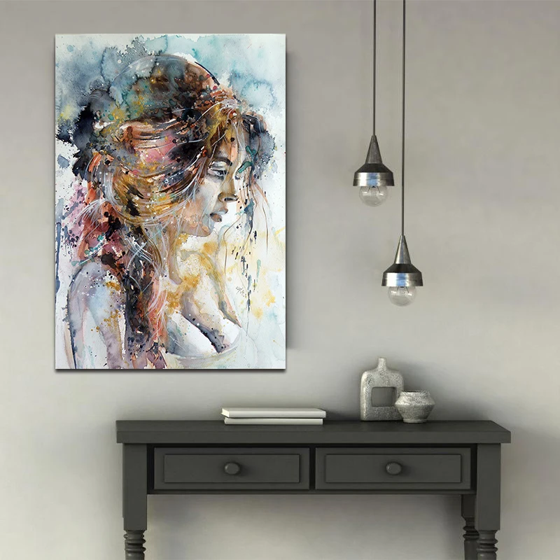 DIY картинки для раскраски по номерам с девочкой Иллюстрации Картина Рисунок