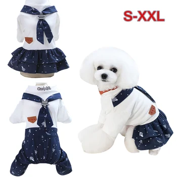 

Pet Dog Clothes Autumn Winter Warm Pet Soft T-shirt Dress Costume For Small Dogs Pets Supplies Dog Clothing Shirt Coat Jacket