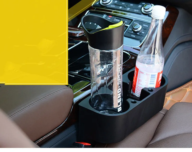 Car Seat Seam Wedge Cup Holder Cell Phone Holder Auto Food Drink Bottle Mount Stand Storage Organizer Multifunction Glove Box