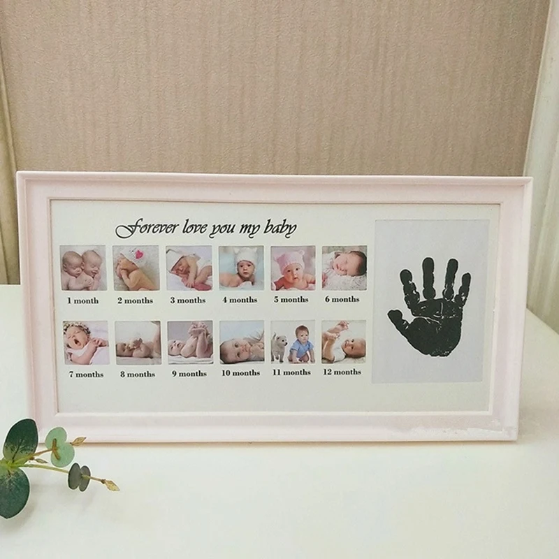 Diy ручной работы фоторамка для маленьких мальчиков и девочек Юбилейная фоторамка белая