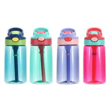 

Baby Feeding Straw Bottle Toddler Learning Drinking Sippy Cup Portable Drinkware A2UB