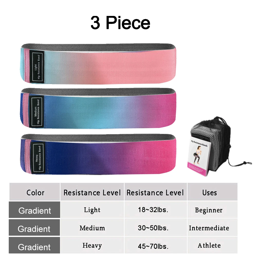 Resistance Bands Fitness Booty Bands Hip Circle Fabric Fitness Rubber Expander Elastic Band for Home Workout Exercise Equipment