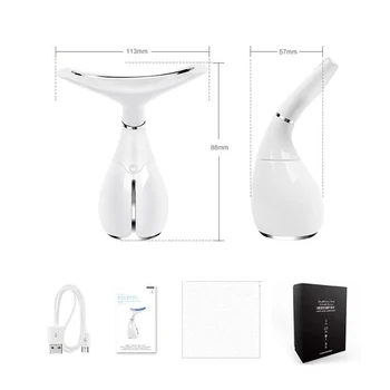 

Face Lifting Massager Vibration and LED Photon Therapy Neck Skin Care Tighten Reduce Double Chin Anti-Wrinkle Remove Device Tool
