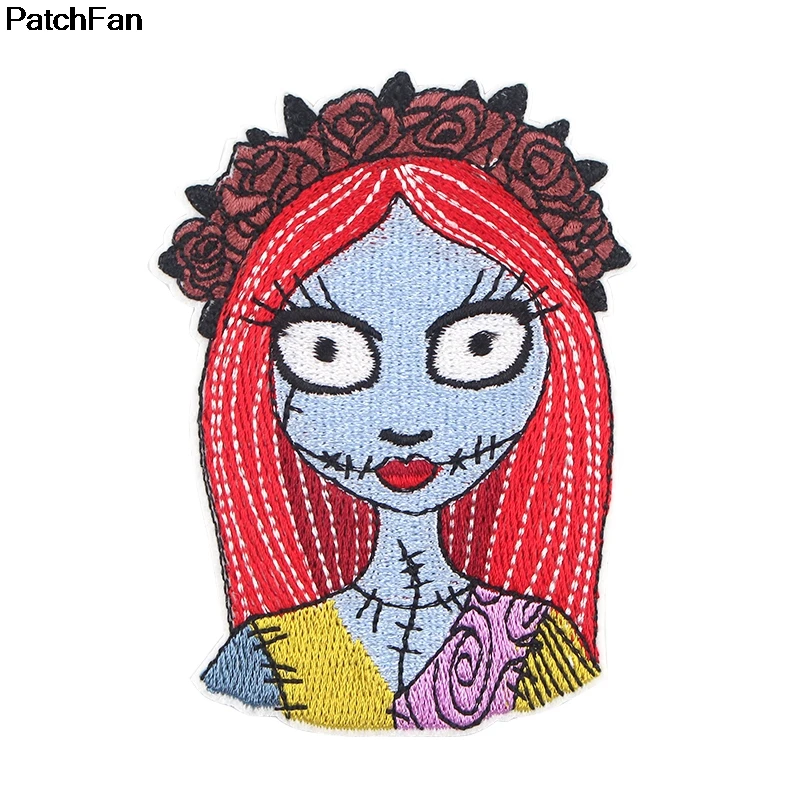 A2579 Patchfan Кошмар перед Рождеством вышитые DIY железо/пришить на ткань аксессуары новые популярные патчи Аппликации