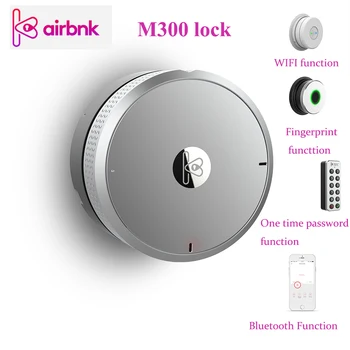 

Airbnk M30 fingerprint lock door Wifi/Bluetooth/key pad/biometric smart lock for office/hotel/apartment deadbolt