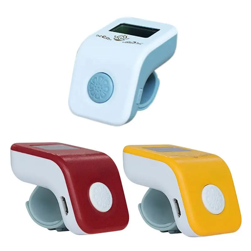 

Rechargeable Digital Prayer Beads Counter Handheld Buddhism Counter Finger Game Toy Decompression Relaxation