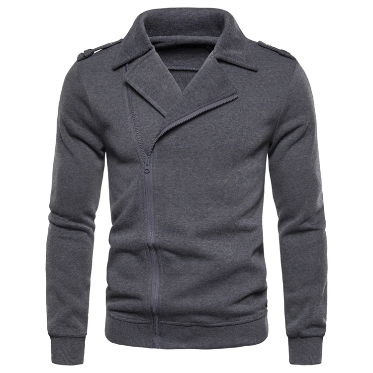 NEGIZBER New Autumn Casual Men's Jacket Fashion Lapel Solid Color Shirt Solid Color Zipper Long-sleeved Jacket Men NEGIZBER New Autumn Casual Men's Jacket Fashion Lapel Solid Color Shirt Solid Color Zipper Long-sleeved Jacket Men