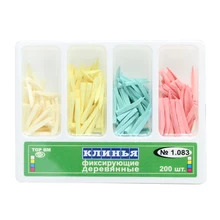 Стоматологическая Поставка межзубные композитные Контурные деревянные клинья стоматологические инструменты Стоматологическая лаборатория отбеливание зубов