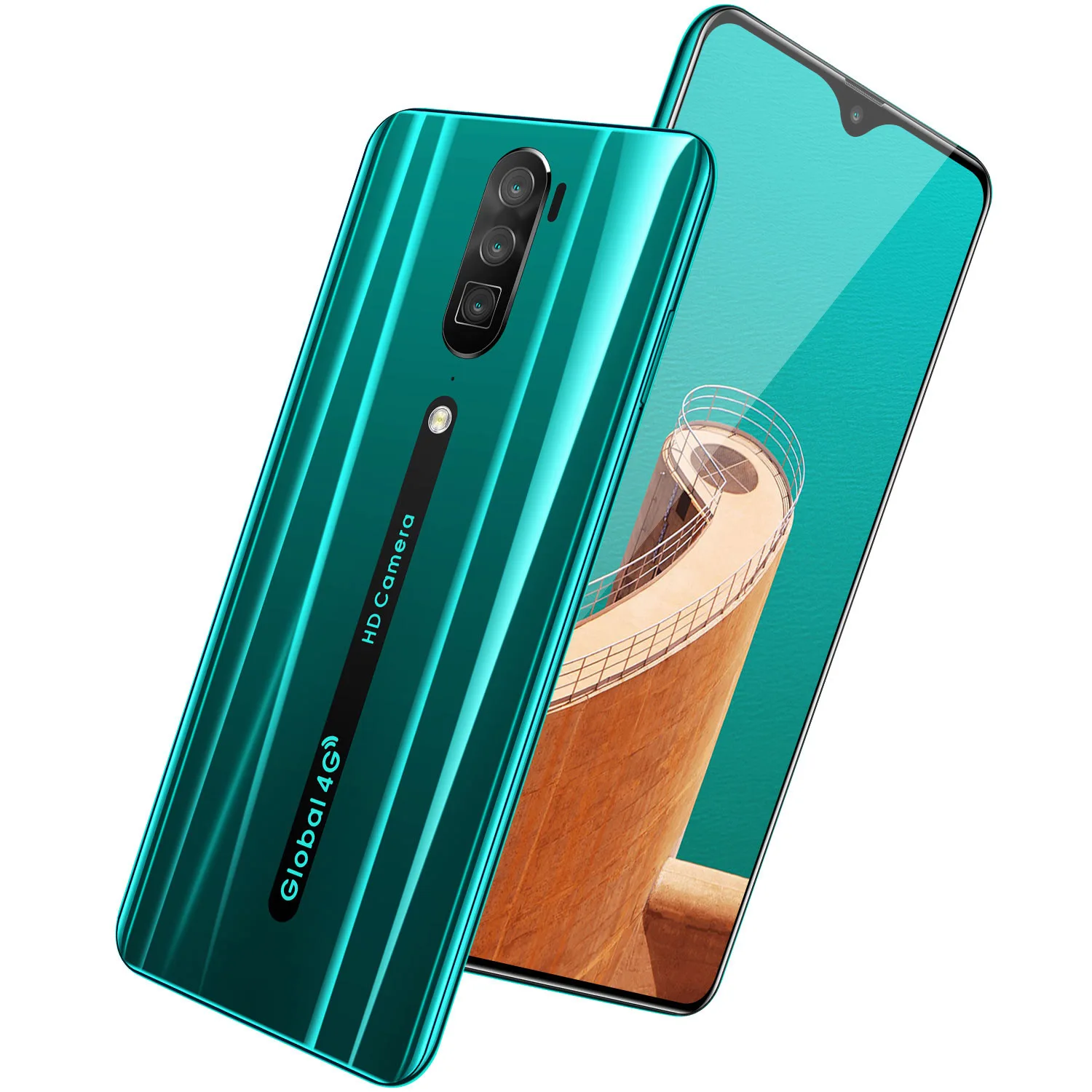 

Cross Border Electricity Supplier 6.3-Inch Water Droplet Big Screen Real 3 + 64G Eurasian Version 4G Android Smartphone OEM Cust