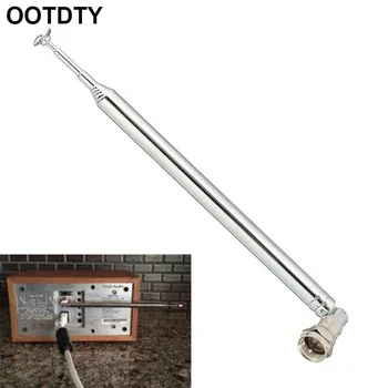 

98cm F Type Replacement 7 Sections Telescopic Aerial Antenna for DAB TV FM
