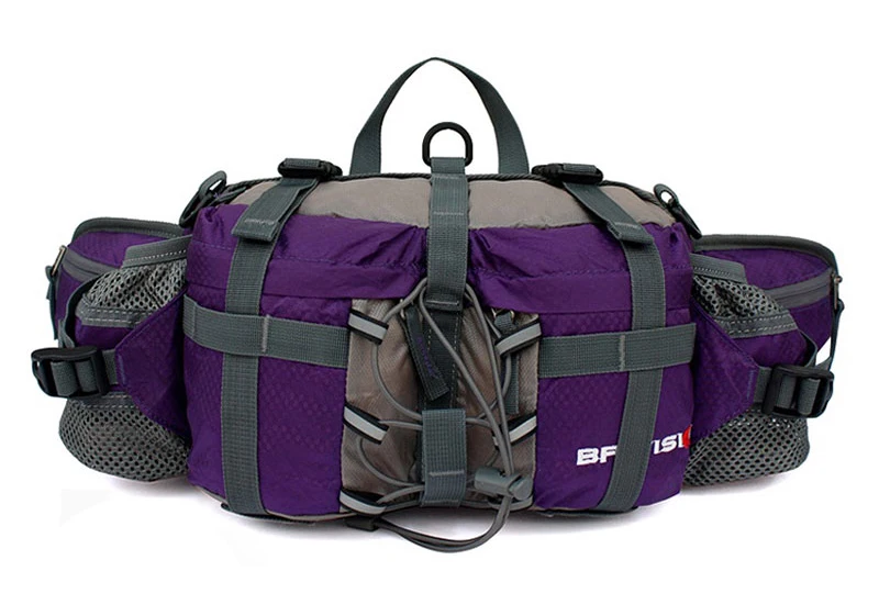 Уличные походные велосипедные поясные сумки 5L, велосипедные поясные сумки с бутылкой для воды 800D, водонепроницаемые нейлоновые рюкзаки для альпинизма, дизайн