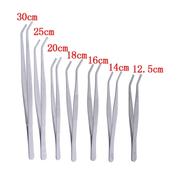 

Stainless Steel Aquarium Cleaning Tools Elbow Tweezers Anti-static Hand Tool Clear Clip Tool 12.5-30cm